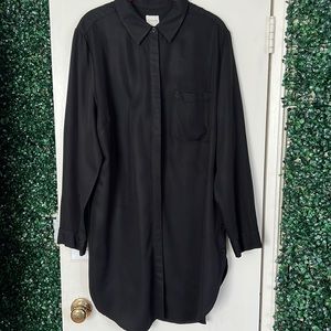 Long Black Tunic Dress Shirt- Chico’s🖤